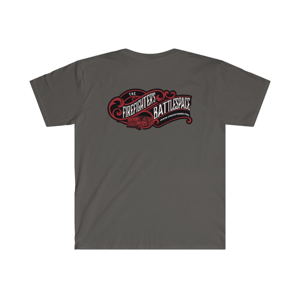 Firefighter's Battlespace Engine - Unisex Softstyle T-Shirt